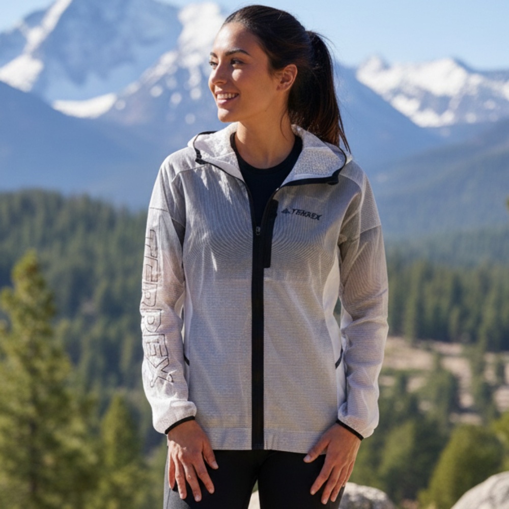 🏔️ NWT Adidas TERREX Windbreaker - Retail $180! Large 🏔️
